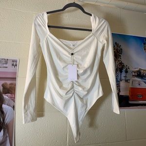 Revolve (Lovers and Friends) White Bodysuit